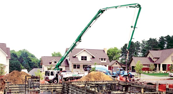 concrete boom pump