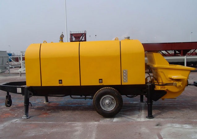 trailer concrete pump