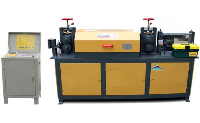 steel bar straightening and cutting machine