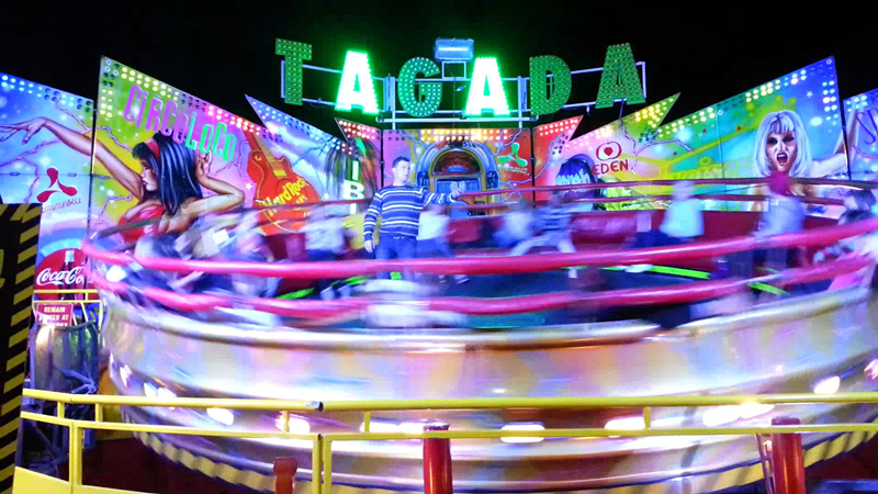 amusement park funfair tagada ride
