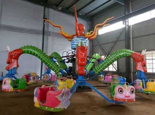 Kiddie octpus rides for fun