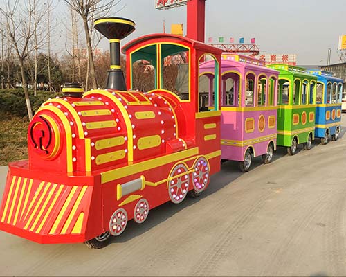 trackless train rides for amusement parks