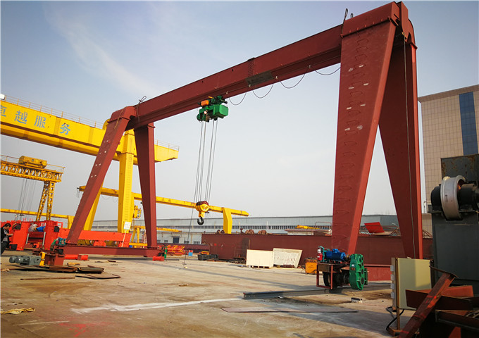 Sale of single-girder gantry crane of 10 tonnes from China