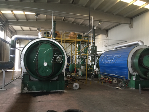 Waste Tyre To Fuel Oil Conversion Machine