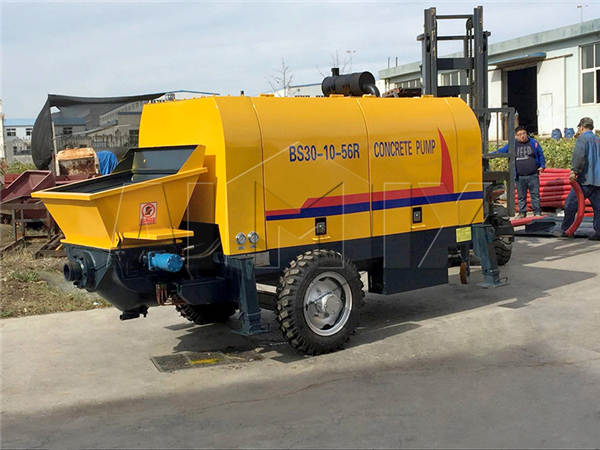 mobile concrete pump for sale