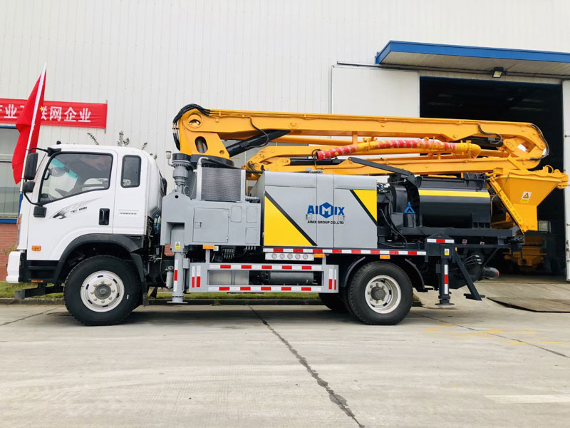 34m concrete mixer pump truck