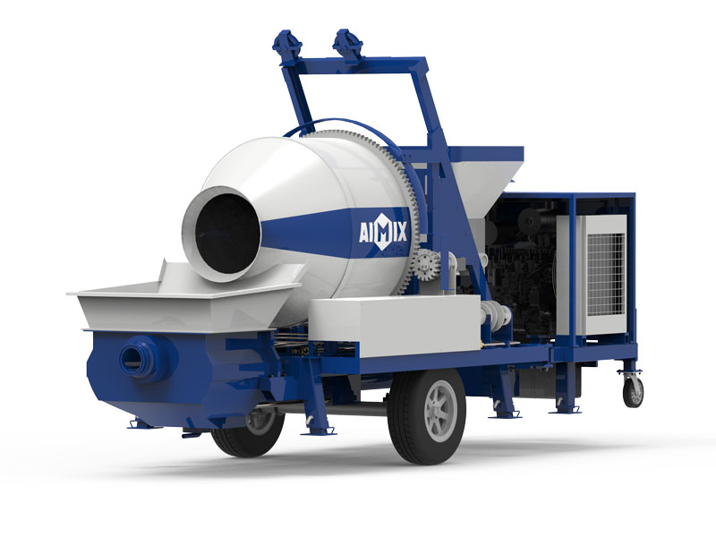 ABJZ30C diesel powered concrete mixer pump