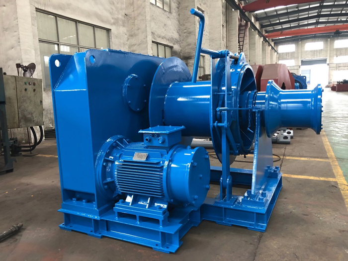 electrically driven marine winch