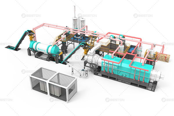 Fully Continuous Carbonization Machine